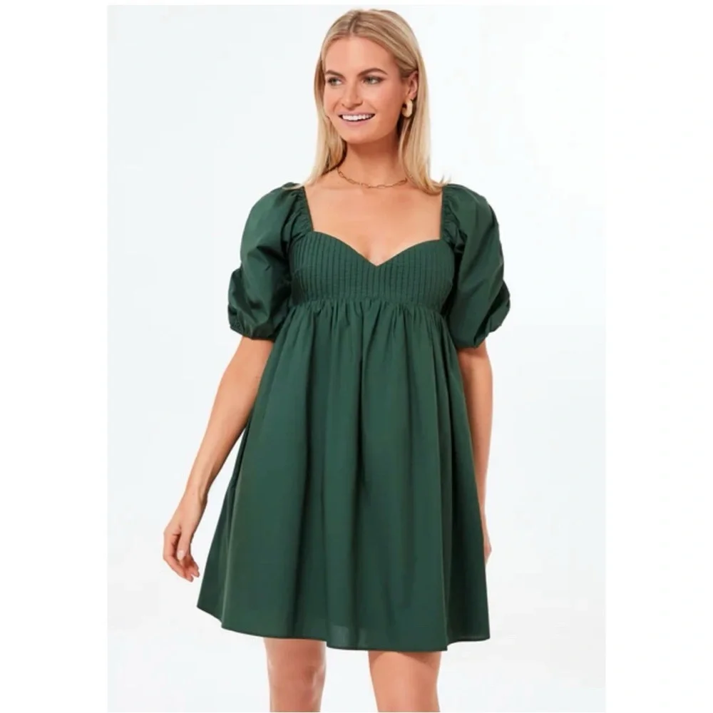 Tuckernuck Hyacinth House Sasha Mini Dress sz: S Green - Picture 7 of 7